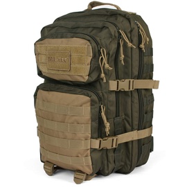 Mil-Tec US Assault Pack Backpack,L,Ranger Green/Coyote