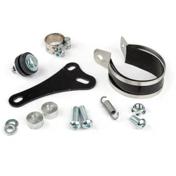 Auspuffhalterung komplett MXS Racing Auspuffanlage Minarelli stehend