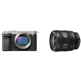 Sony Alpha 7C II | Spiegellose Vollformatkamera mit SEL1625G (kompakt, 33 MP, Echtzeit-Autofokus, 10 BPS, 4K Video, neigbarer LCD-Touchscreen) Silber/schwarz