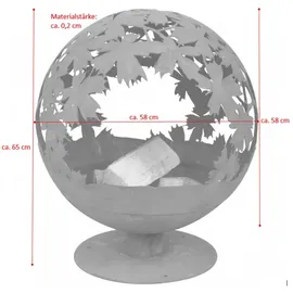 Jet-Line Feuerstelle World Rostoptik 58cm 58 cm)