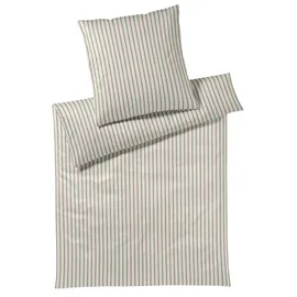 ELEGANTE Naturally Gestreift Grün 135 x 200 cm + 80 x 80 cm