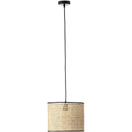 Brilliant Wiley 1-flg. Ø 30 cm rund Rattan/Metall beige