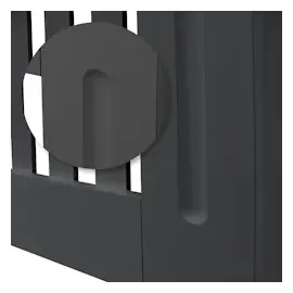 ML-Design ecd Germany Heizkörperverkleidung Landhausstil 152x19x82cm Anthrazit, mdf lackiert, für Wohnzimmer Heizungsverkleidung Heizkörperabdeckung -