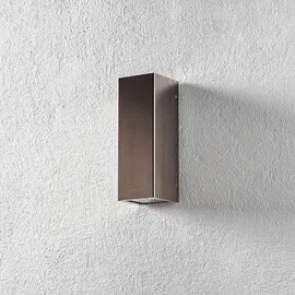 Lcd Außenwandleuchte Edelstahl 9,0 cm GU10 1050 lm grau