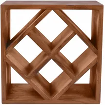 Möbilia Weinregal 40 x 25 x 40 cm Beige