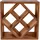 Möbilia Weinregal 40 x 25 x 40 cm Beige