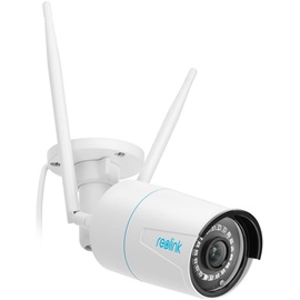 Reolink 5MP WLAN Kamera Outdoor, 2,4GHz/5GHz WLAN CCTV IP Kamera Aussen mit Person/Auto/Tiererkennung, IP67 Wetterfest, Nachtsicht, Bewegungsmelder, SD-Kartenslot, Zeitraffer, Außenkamera RLC-510WA