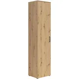 XXXLutz Carryhome Mehrzweckschrank Eiche Artisan - B/H/T ca. 45,00x195,00x40,00