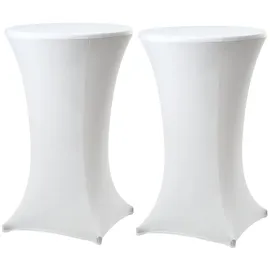 Trutzholm Stehtischhusse Weiß Ø 60 cm 2er Set