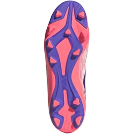 adidas F50 Hyperfast Club Mid Nockenschuhe Herren Cloud White/Solar Purple/Solar Turbo 48