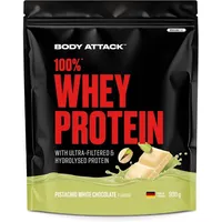 Body Attack Whey Protein Pistazie Weiße Schokolade Pulver 900 g
