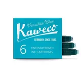 KAWECO Tintenpatronen 6-Pack Blau