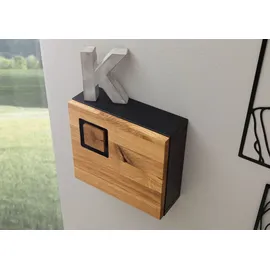 MASSIVMOEBEL24.DE Schlüsselschrank Wildeiche 32x12x29 natur lackiert / geölt KITZBÜHEL #135