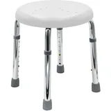 RIDDER Bad-Hocker Go Duschhocker höhenverstellbar weiß 450x450x350-525 mm