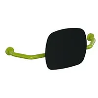 Hewi 801 Rückenstütze 801.51.917374 Wandabstand 230mm, Lehne tiefschwarz, apfelgrün
