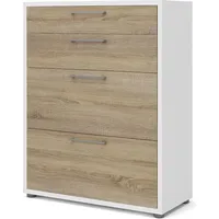 VCM ebuy24 Kommode Prisme Weiß 89 x 40 cm)