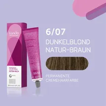 Londa Professional Permanent Color Creme 6/07 dunkelblond natur-braun 60 ml
