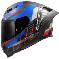 LS2 Dragon Trax Blau/Rot L