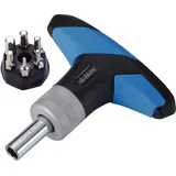 BBB Cycling TorqueFix 4Nm Werkzeug mit Inklusive Inbusschlüssel 2, 3, 4, 5, 6 und T25 Torx Torque Key Bike Tool BTL-119,