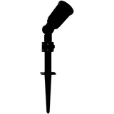 Megatron LED Gartenstrahler Metall 45,8 cm inkl. Bewegungsmelder schwarz