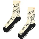 YY Vertical Vertical Climber Doodle Socken Schwarz/Weiß M 39-42