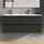 Evineo Waschbeckenunterschrank 3 Auszüge 120 x 53 cm Grau