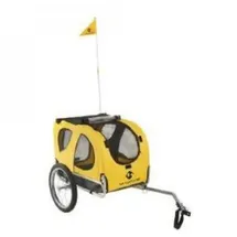 M-Wave Stalwart Pet Hundeanhänger gelb/schwarz