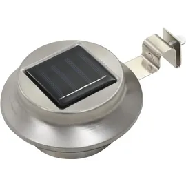 vidaXL Solarleuchte Edelstahl 12 cm 6er Set weiß
