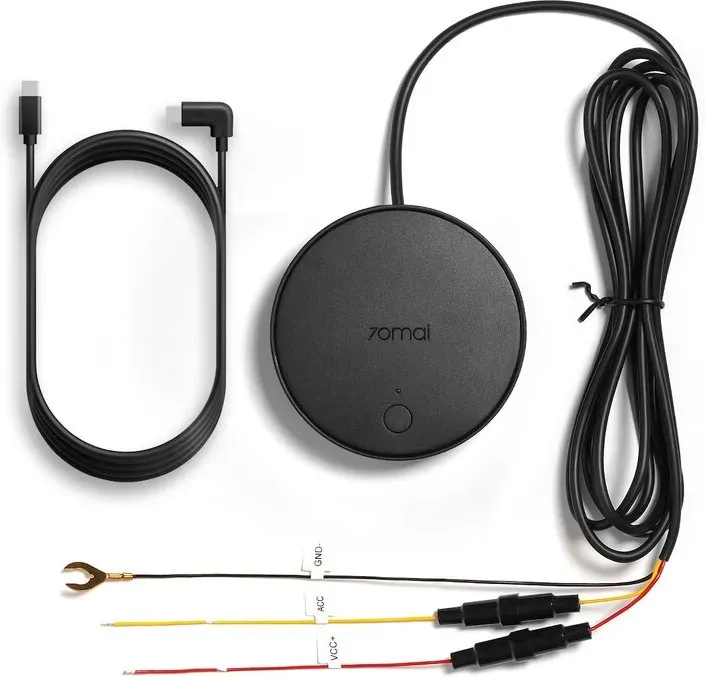 70mai 4G Hardwire Kit UP04, Type-C Netzteil für A510, A810, 4K Omni, M800,Dashcam-Zubehör für 24H Parkmodus, Remote-Live-Ansicht, Sofortige App-Benachrichtigungen, Unterspannungsschutz