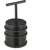 Relaxdays Türstopper Schwarz 7 cm