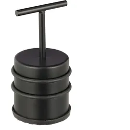 Relaxdays Türstopper Schwarz 7 cm