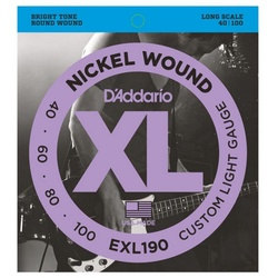 Daddario Saiten, 4er Bass XL Nickel 40-100 40-60-80-100, EXL190