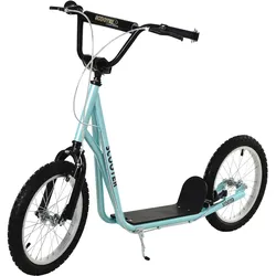 HOMCOM Kinderscooter Stahl, Aluminium, Gummi