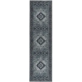 Beliani Teppich Vadkadam Grau 80 x 300 cm,