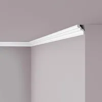 NOEL & MARQUET Eckleiste NMC D NOMASTYL Weiß 2 St. 200 x 4,2 x 4,9 cm