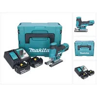 Makita DJV 185 RMJ Akku Pendelhubstichsäge 18 V Brushless + 2x Akku 4,0 Ah + Ladegerät + Makpac