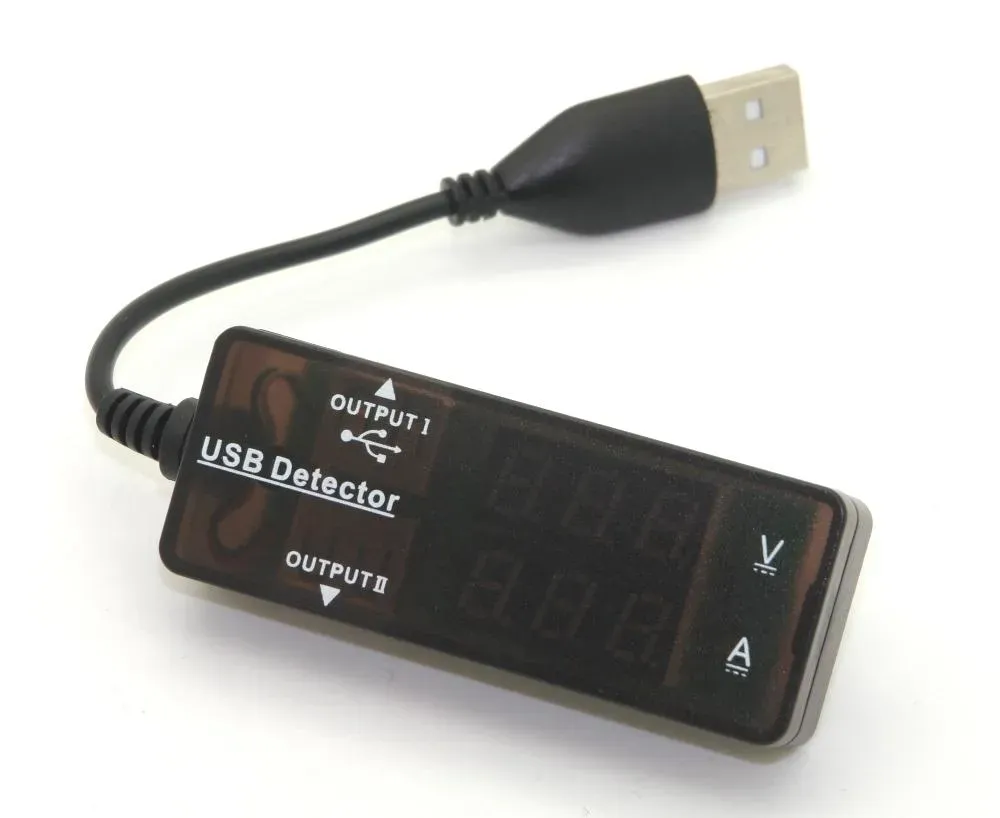 USB Ampere- / Voltmeter 2-fach