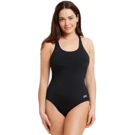 Zoggs Badeanzug Damen Schwarz 40