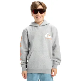 QUIKSILVER Omni Logo Kapuzenpullover - Light Grey Heather - 10 Jahre