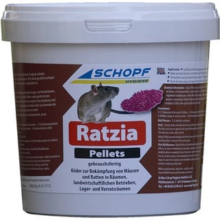 Schopf Ratzia Pellets Mäuse Rattenköder 1 kg