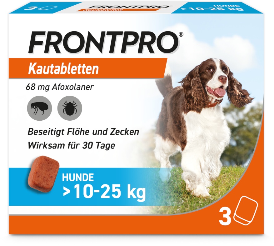 FRONTPRO Kautabletten Hunde >10 - 25kg
