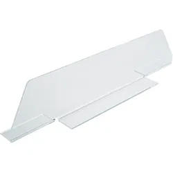 Schneider - Thekenabtrennung aus Acryl PMMA, Breite: 700 mm, Höhe: 170 mm, transparent