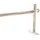 CLP Gartenzaun 124 x 116 cm Antik-Creme