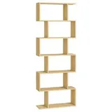 VASAGLE Bücherregal 24 x 70 x 191,6 cm Eiche