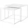BLOMUS Set 2 Beistelltische -FERA- L weiß (2er-Set)