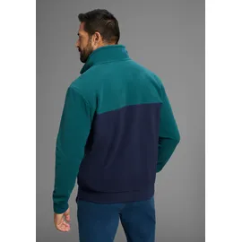 MAN'S WORLD Fleecepullover marine grün M