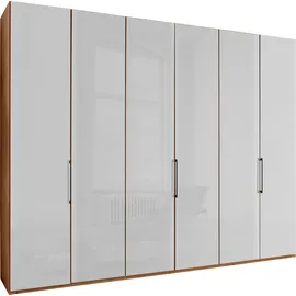 Wiemann Drehtürenschrank Monaco 295,2 x 216 x 58 cm Braun/Weiß