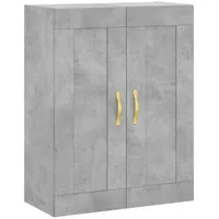 VidaXL Wandschrank Betongrau 69,5x34x90 cm Holzwerkstoff