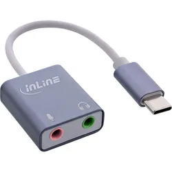 InLine USB Audio Soundadapter - USB-C Kabel