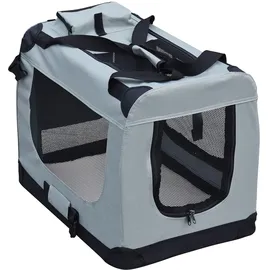 fudajo Transportbox XL 82 x 56 x 58 cm Grau